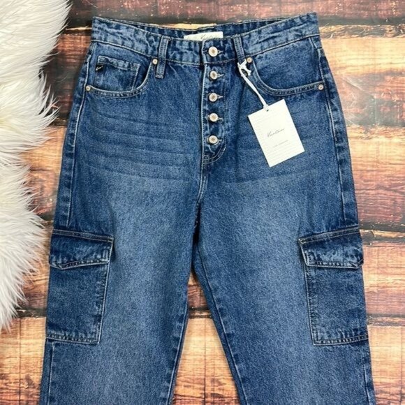 KanCan Cargo Jeans - Denim - Picture 2 of 5